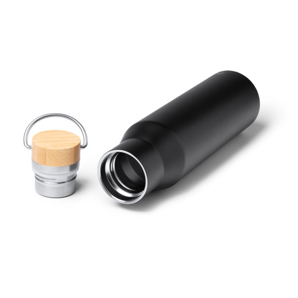 Termo Meyer 550 ml tapa bambú con asa - detalle