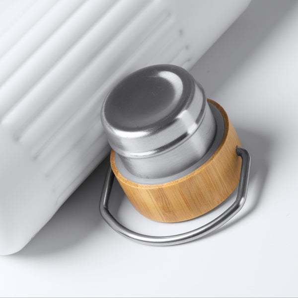 Termo Nobuk 500 ml tapa bambú - detalle