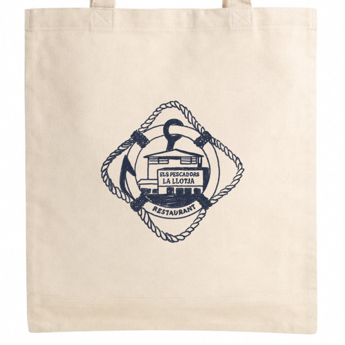 ToteBag La Llotja — detall logo