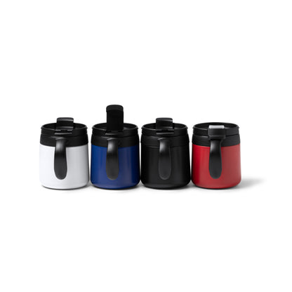 Taza térmica Vake 350 ml con asa y tapa - detalle