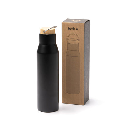 Termo Meyer 550 ml tapa bambú con asa - detalle