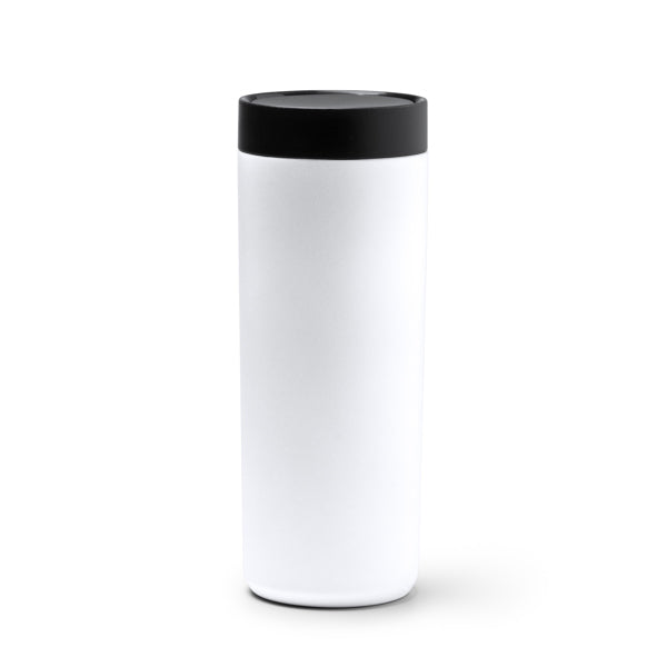 Vaso térmico Clarke 500 ml tapón 360º - Blanco