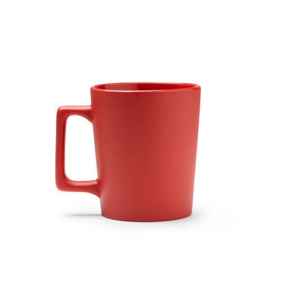 Taza Dunlok 400 ml asa cuadrada - Rojo