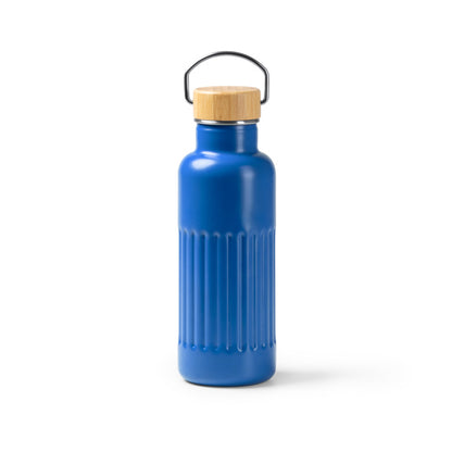 Termo Nobuk 500 ml tapa bambú - Azul royal