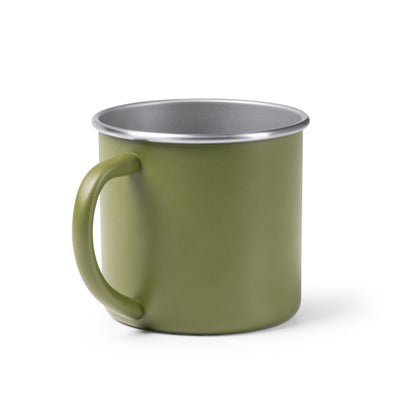 Taza inox Dunas 350 ml estilo camping - Verde oscuro