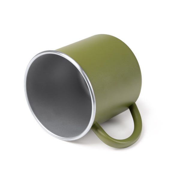 Taza inox Dunas 350 ml estilo camping - detalle