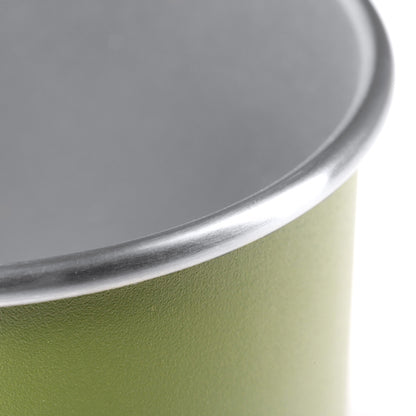 Taza inox Dunas 350 ml estilo camping - detalle
