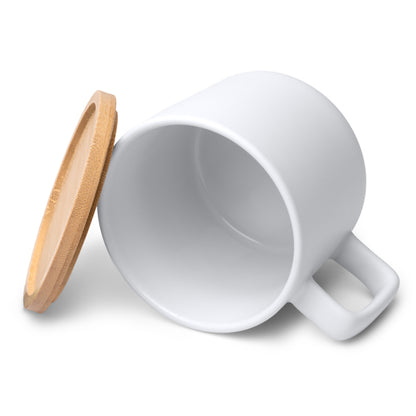 Taza Molok 350 ml tapa bambú - detalle