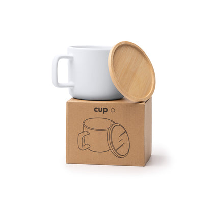 Taza Molok 350 ml tapa bambú - detalle