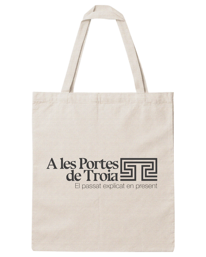 Bossa de tela - Disseny 2, estampat negre #disseny_disseny-2