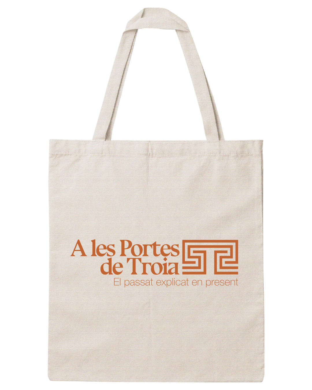 Bossa de tela - Disseny 2, estampat taronja #disseny_disseny-2