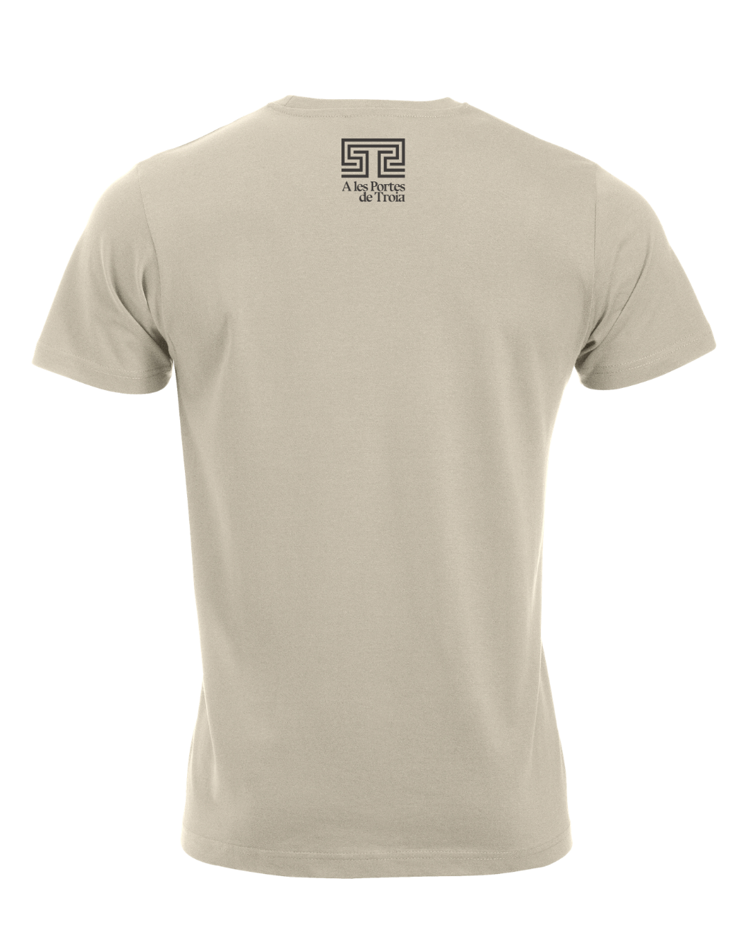 Samarreta Greca - Beix estampat negre (darrere) 