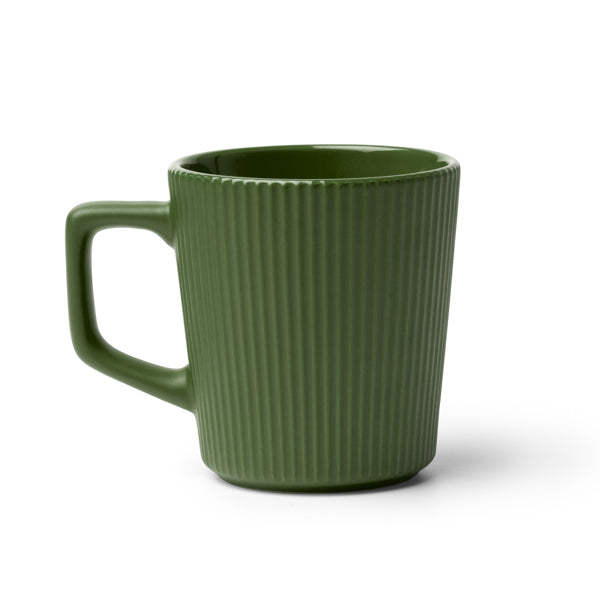 Taza Buks 320 ml ribeteada - Verde oscuro