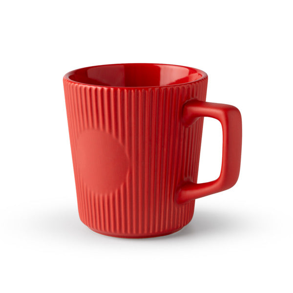 Taza Buks 320 ml ribeteada - Rojo
