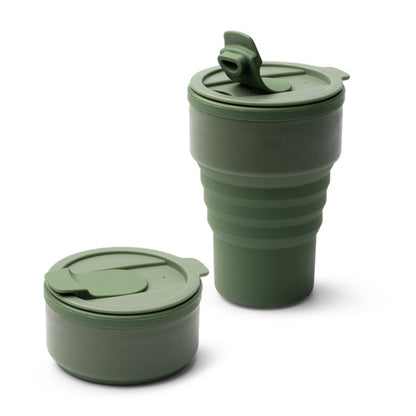 Vaso plegable silicona Moes 400 ml - detalle