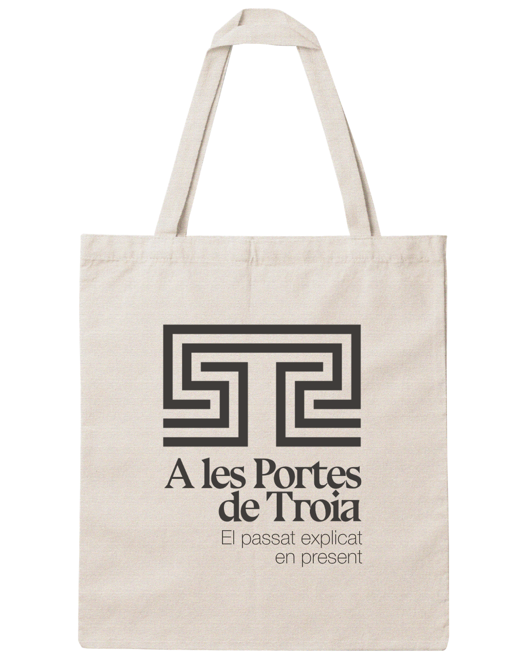 Bossa de tela - Disseny 1, estampat negre #disseny_disseny-1