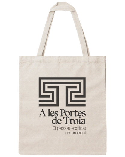 Bossa de tela - Disseny 1, estampat negre #disseny_disseny-1