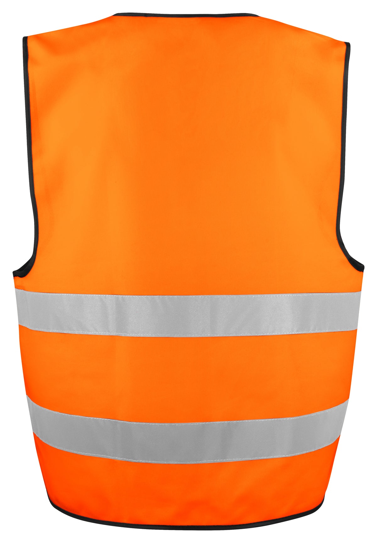 Chaleco reflectante moto naranja flúo - espalda