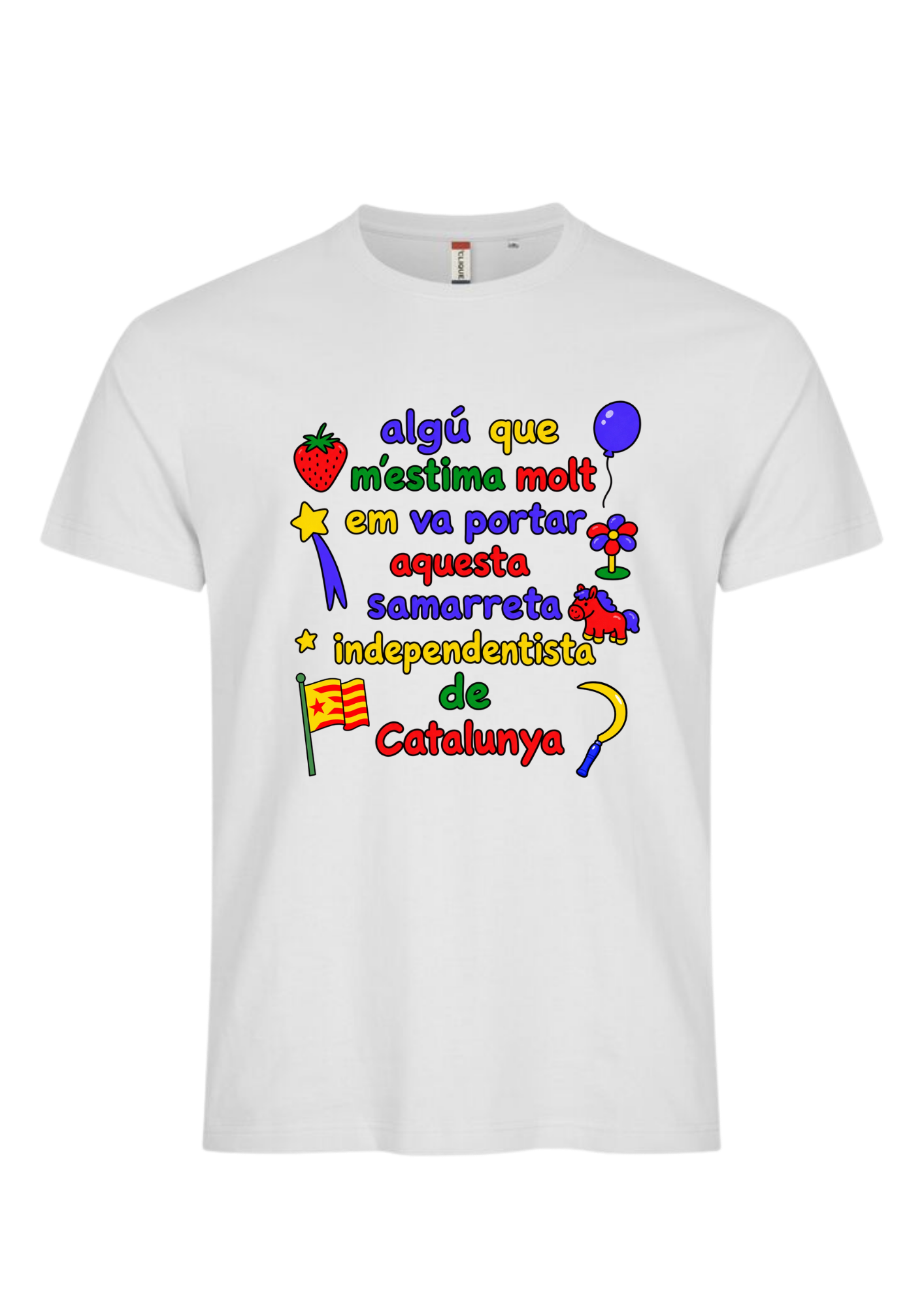 Samarreta Catalunya Blanca