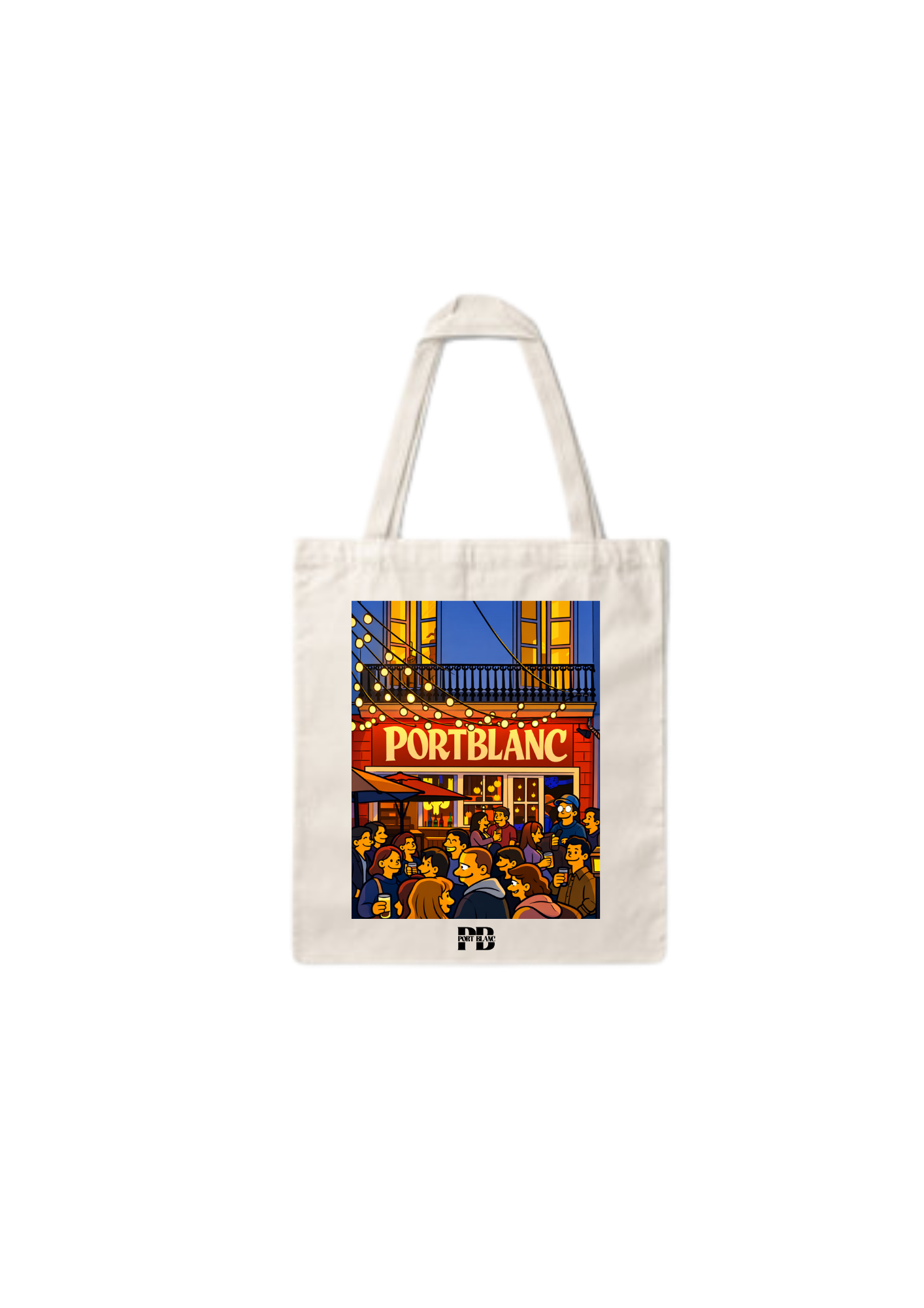 ToteBag "The Simpsons (Port Blanc)"