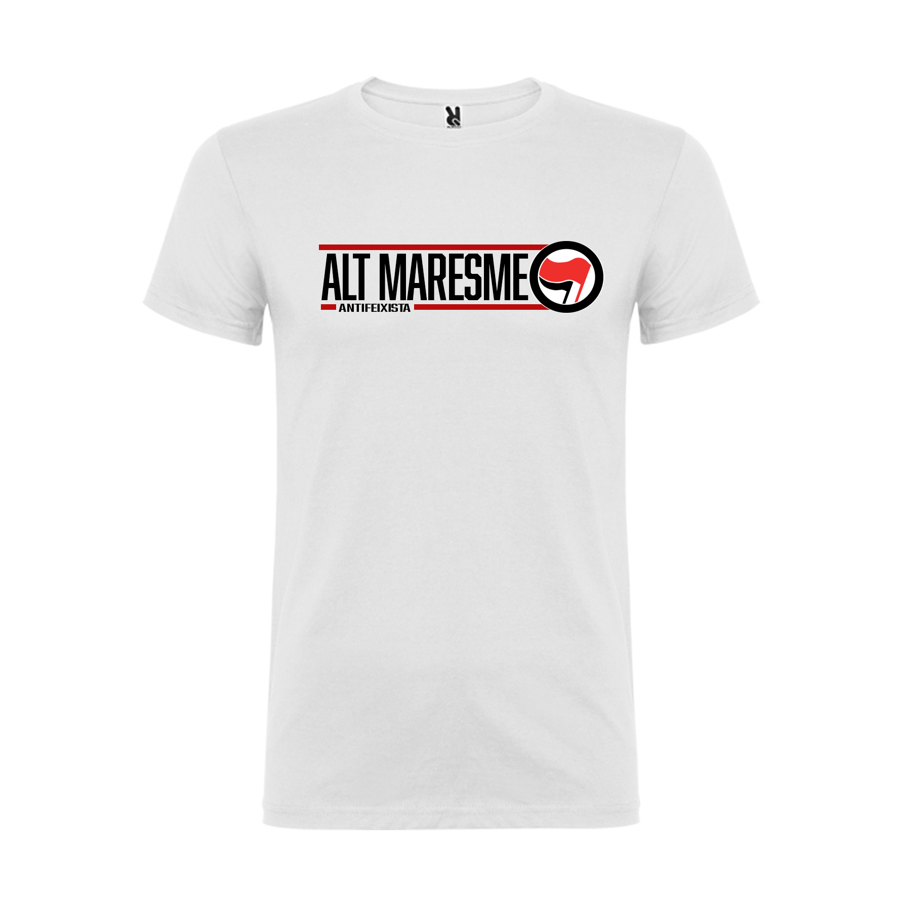 Samarreta "Alt Maresme Antifeixista Blanca"