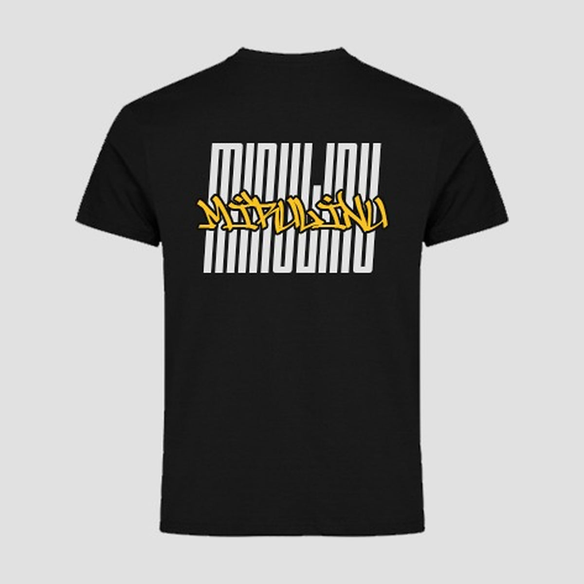 Samarreta Mirulinu, esquena amb el logo